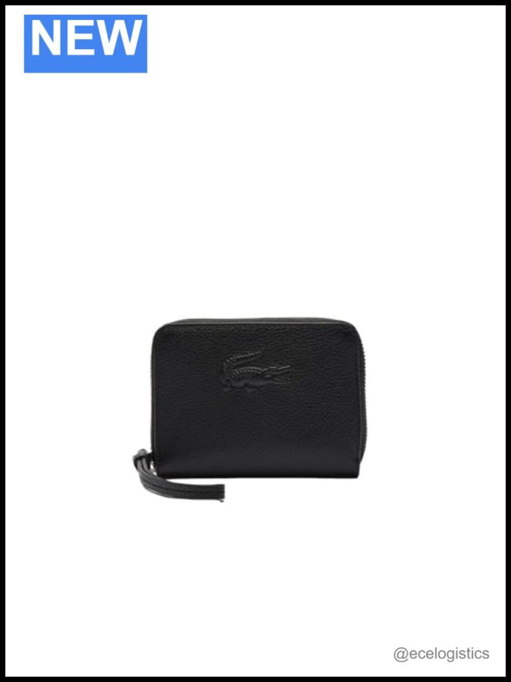 Genuine Cow Leather Coin Purse with Card Slots and Zipper